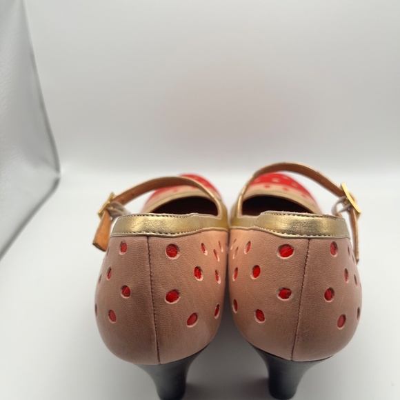 CHIE MIHARA Poker dot leather shoes  NEW IN BOX - Picture 5 of 9